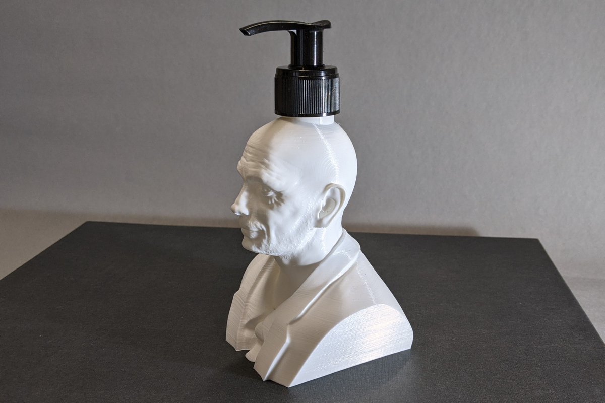 FabLab_Bern's tweet image. Interessant, was unsere Kunden bei uns bestellen: Ein Seifenspender in der Gestalt von #lenin, oh, ich meine natürlich #johnmalkovich. Oder ist es #danielkoch?
Credits to @karpi  :)