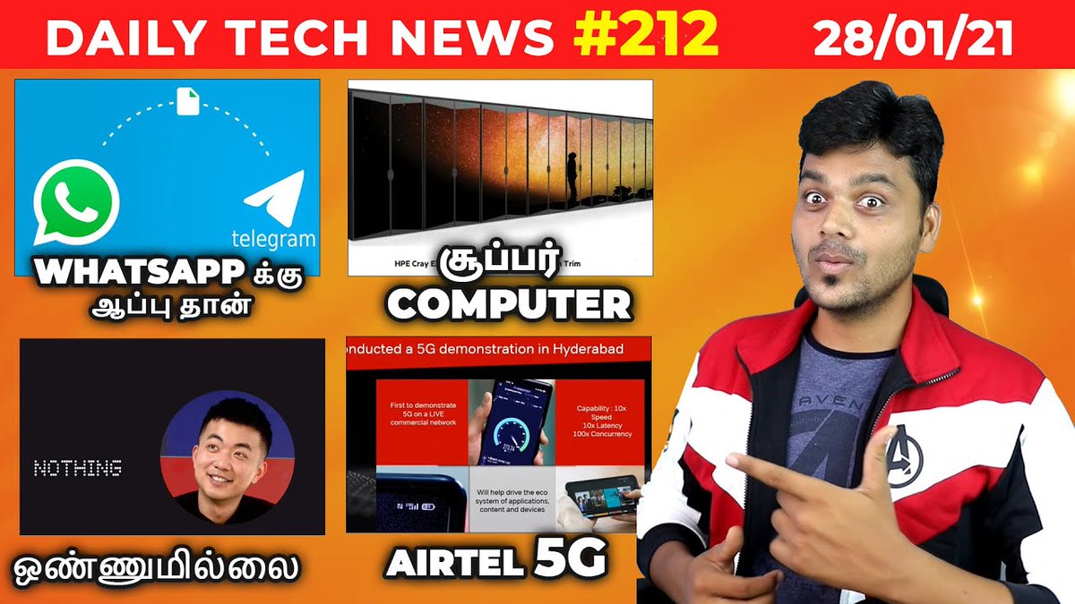 TamilTechOffici's tweet image. இன்றைய தமிழ் டெக் பிரைம் 212 செய்திகள் 28th Jan 2021. 

Watch here : youtu.be/6qRp_PWHIJ8

RT friends 

#TTFamily #TamilTechPrime #TTP 212