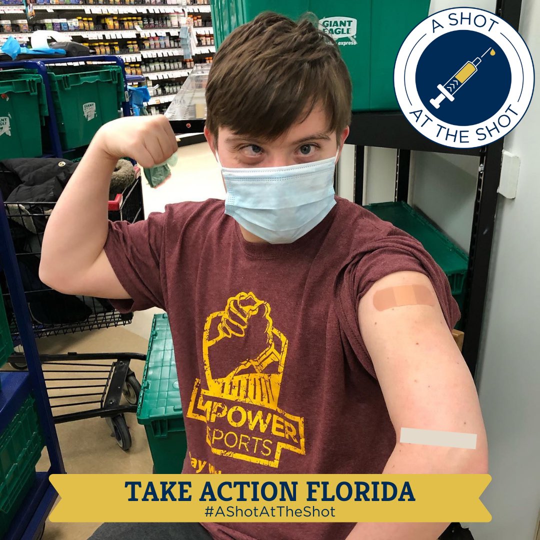DSAofCentralFL's tweet image. Studies show adults with Down syndrome are 10x more susceptible to COVID. CDC recommends adults with DS receive priority to the vaccine, but FL has yet to follow this recommendation. We’re asking the state to clarify the priority list to include DS #AShotAtTheShot @GovRonDeSantis