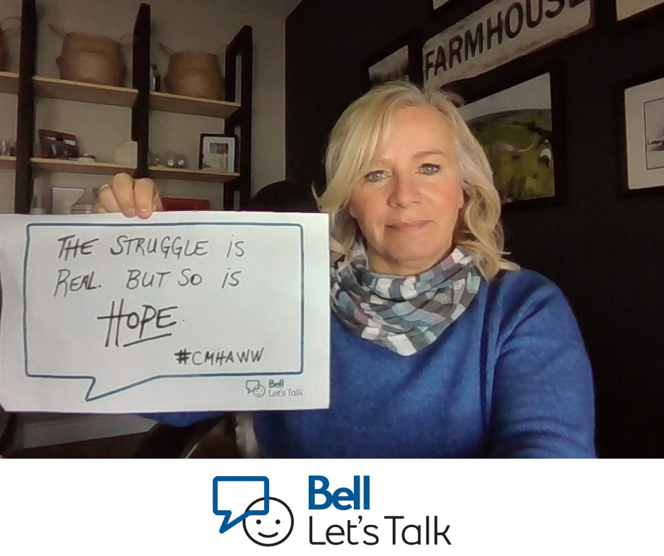 hsfishburn's tweet photo. We all need hope. #BellLetsTalk #CMHAWW https://t.co/hMUWXItOeI
