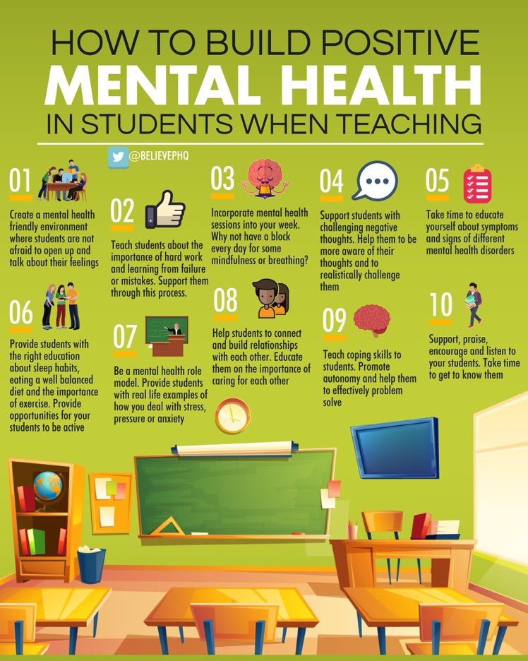 YCDSB_MH's tweet photo. Schools are a great place to monitor and support mental wellness..Teachers have an important role to play #BellLetsTalk https://t.co/AgdwN5TWWn