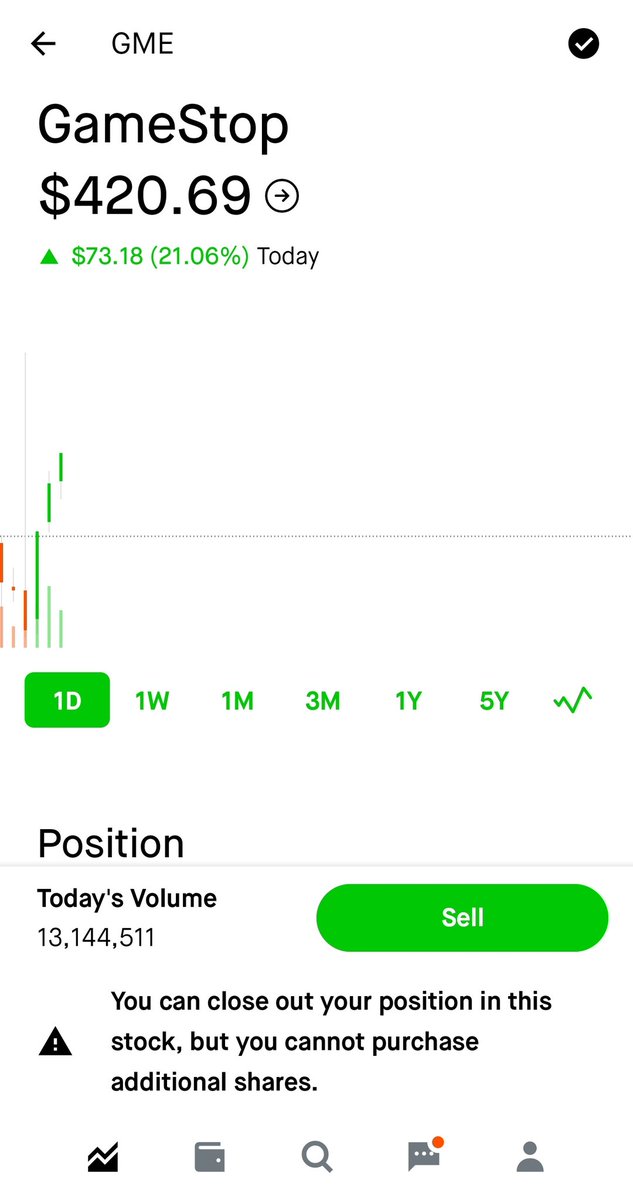 Ronald We Just Hit 4 69 Do Not Sell Hold The Line