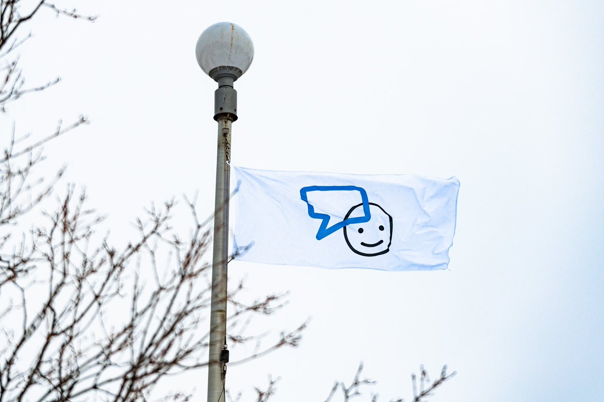 The #BellLetsTalk flag has been raised at City Hall this morning. #MentalHealthMatters more than ever - take a moment to call a friend, a loved one or a colleague. Listen to them. Know that someone out there will listen to you. We are all in this together.