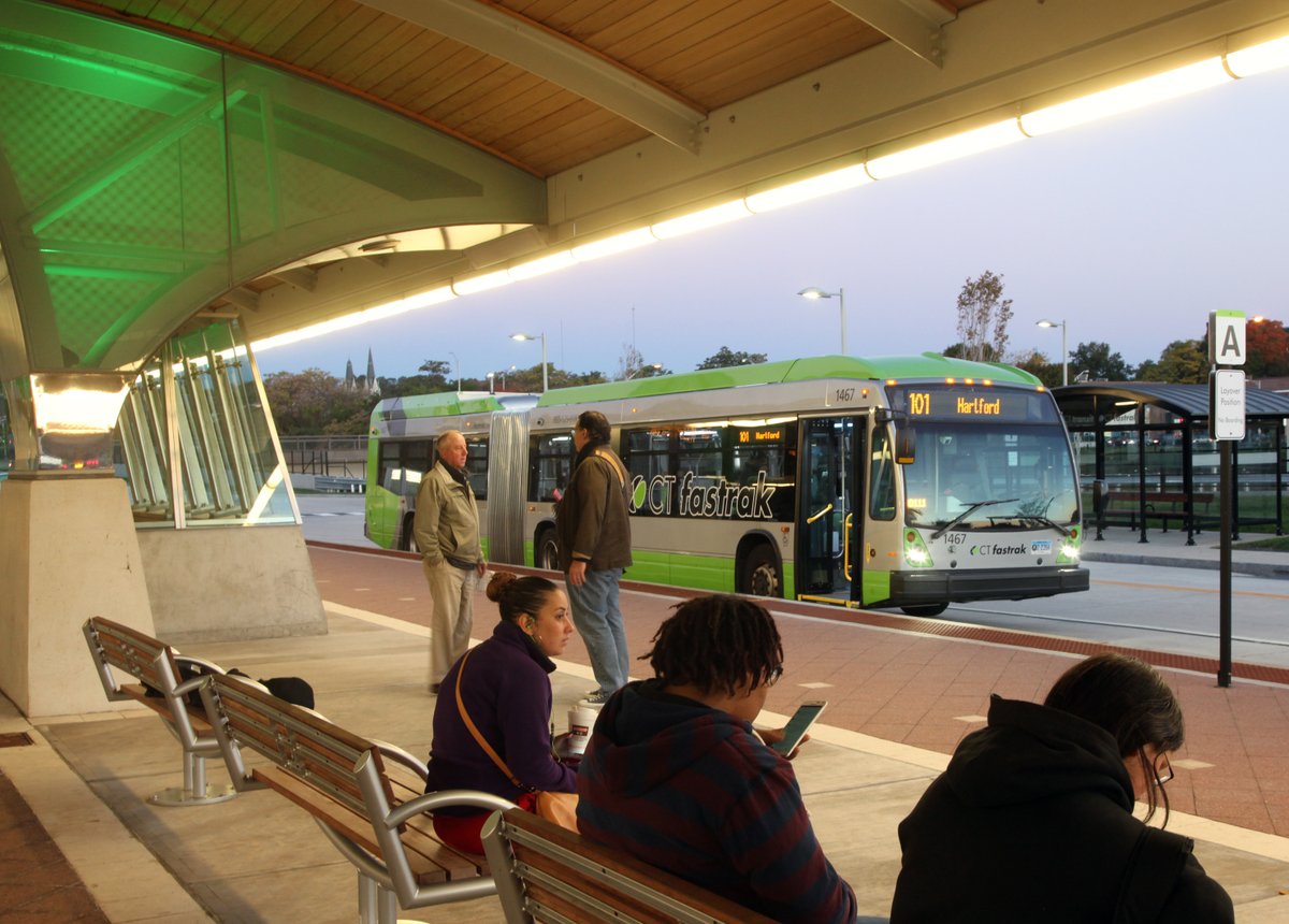 APTA_info's tweet photo. Today at 3pm ET, @CTDOTOfficial leaders discuss their plans for America's first automated, full-size Bus Rapid Transit pilot https://t.co/qeHJJ7CxEM
@CTfastrak #APTAU @routematch @Uber https://t.co/ht7EVDceSU