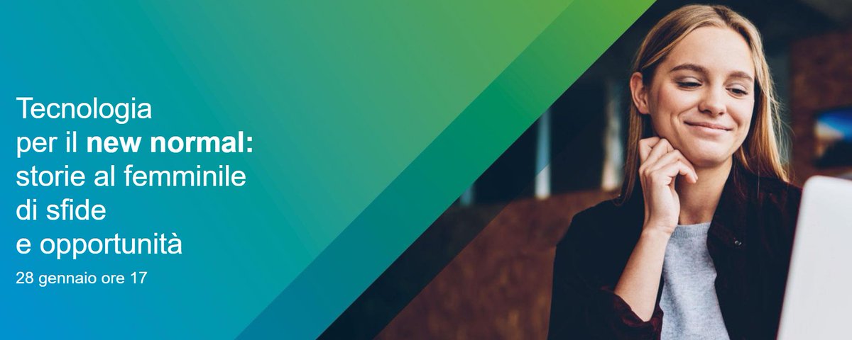 ⌛ Il #live di “Tecnologia per il new normal: storie al femminile di sfide e opportunità” inizia tra pochissimo!

Scopri le #protagoniste che hanno fatto della #tecnologia una scelta di vita. 

Collegati qui 👉 ow.ly/51it50DhIML