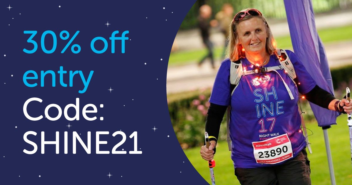 Take on #Bristol #ShineWalk this year and help make a difference ✨ Use code SHINE21 at the checkout for 30% off the entry fee by this Sunday! bit.ly/3mKqyUq