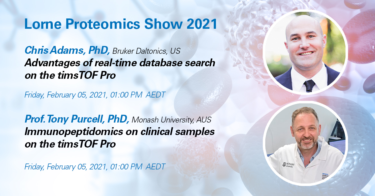 Workshop willl focus on advances utilizing speed, sensitivity, and collisional cross section of the timsTOF Pro platform in Proteomics. Dr. Tony Purcell will discuss the data obtained from clinical samples looking at immunopeptidomics. bit.ly/3t6Ie0I