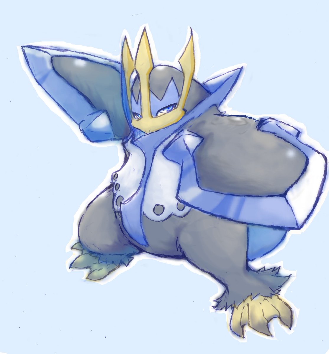 ポケモン 今日のラクガキ はポケモン かっこいいエンペルト陛下を描きたかったのだが にゃんた あにまる村だよりのイラスト ポケモン 今日のラクガキ はポケモン かっこいいエンペルト陛下を描きたかったのだが にゃんた あにまる村だよりのイラスト