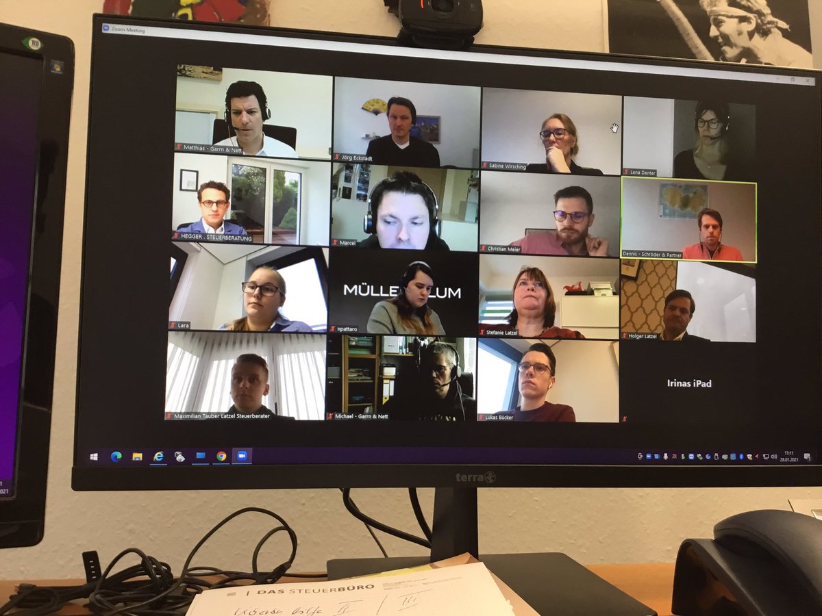dassteuerbuero's tweet photo. Heute? #Ditax meets #Datev meets #personio
Déjà-vu, ein wenig wie vor 15Jahren, als UO der @DATEV laufen lernte, besprechen wir aktuell die vorgelagerten Prozesse unserer Kunden im Lohnbereich. Klasse Austausch. https://t.co/lEvpkIdzYo
