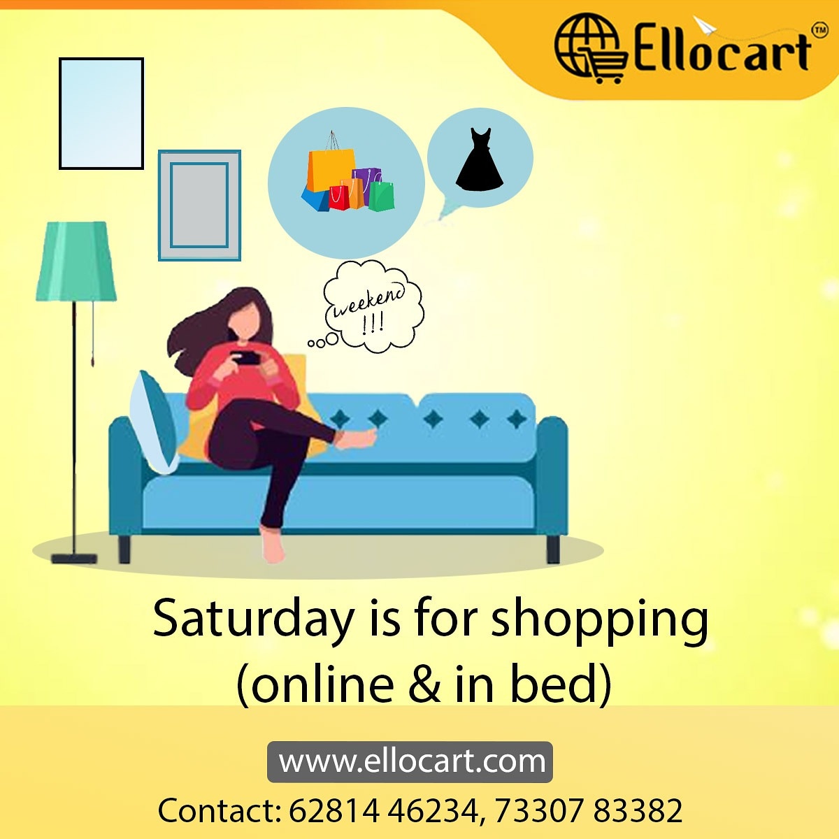 ellocart's tweet photo. Saturday is for Shopping (online and in bed)
Visit Us: https://t.co/VODjDsjZa8
Contact Us: 73307 83382, 6281446234
#shopping #localbusiness #localshops #ellocart #neareststores #localstores #supportlocalbusiness #business #LocalProducts #orderonline #easyshopping #ecommerceplatfo https://t.co/KKXYOp5pLI