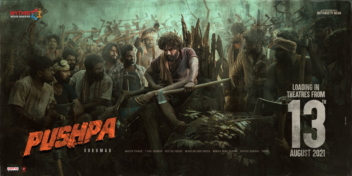 DaneeshChowdary's tweet photo. #PushpaOnAug13 mass look 🔥🔥🔥🔥🔥🔥expect kuda cheyala ee range lo vuntadhi ani👌👌👌masssssssssssss🔥 https://t.co/reFKyVJhlJ