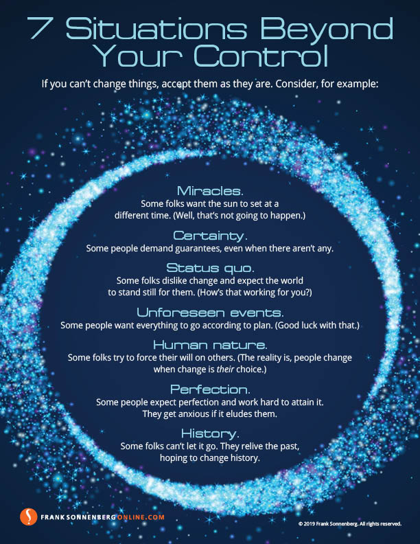 Download This Poster For Free. ➤ bit.ly/2MKS2KB #FrankSonnenbergOnline #BeyondYourControl