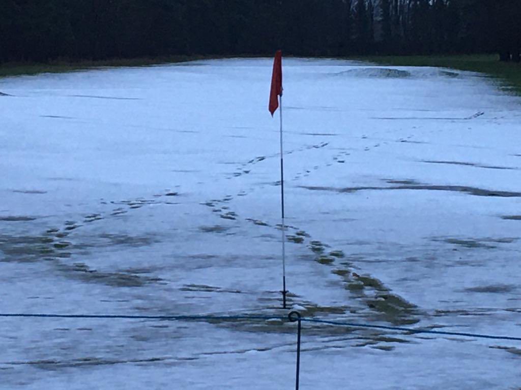 MusselburghGC's tweet image. Another snowy day on the course ❄️❄️