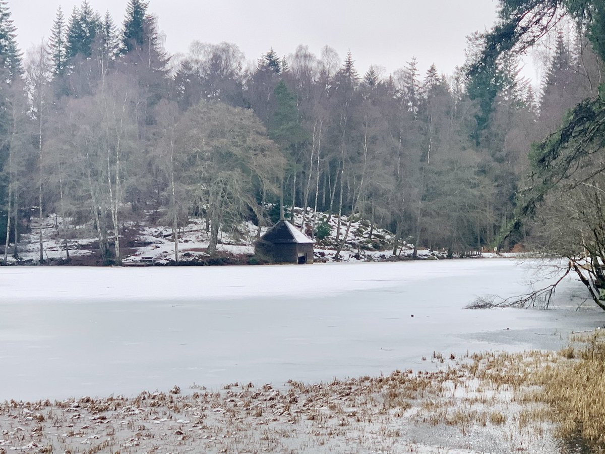 PitlochryDamVC's tweet photo. An icy walk around Frozen Loch Dunmore this morning before heading to Loch Faskally. 😊
Be careful on local walking paths as lots of surface ice still present. ❄️
#StayLocalStaySafe #icyweather #takecare https://t.co/UVfFP74A8x