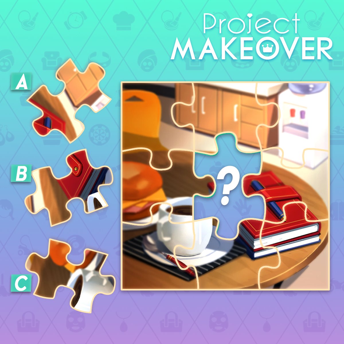 プロジェクト メイクオーバー Project Makeover 簡単なパズルゲームです 残りのピースを探して写真を完成させよう Projectmakeover プロジェクト メイクオーバー