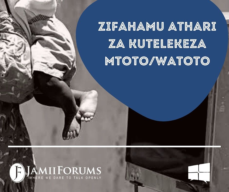JamiiForums's tweet image. ZIFAHAMU ATHARI ZA KUTELEKEZA MTOTO/WATOTO

- Humletea Mtoto matatizo ya ukuzaji wa ubongo wake

- Inaweza kusababisha #Mtoto akakimbia nyumbani

- Mtoto anaweza kujiingiza katika utumiaji wa #DawaZaKulevya, pombe au kuvunja sheria

Soma &amp;gt; jamii.app/KutekelezaWato…