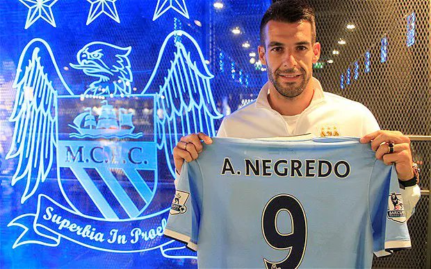 A deal and a player that seriously go under the radar. The 20 million signing of Alvaro Negredo, a player who formed a lethal partnership with Sergio Aguero on City's way to a league and cup double in 2013/14. Brilliant business.