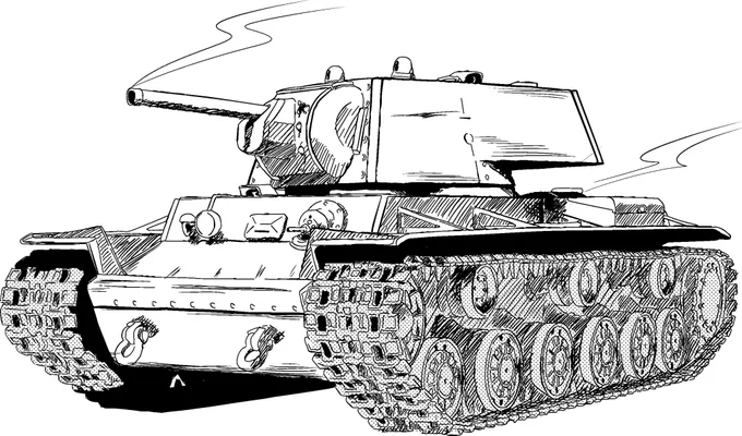 過去に落書きした戦車たち 
