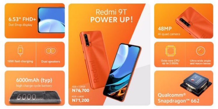 tiggrr000's tweet photo. Buy the Redmi9T and win gifts worth millions from @XiaomiNigeria. Don't miss out guys.
#PowerUpWithRedmi9T https://t.co/XwJW2jhZd6