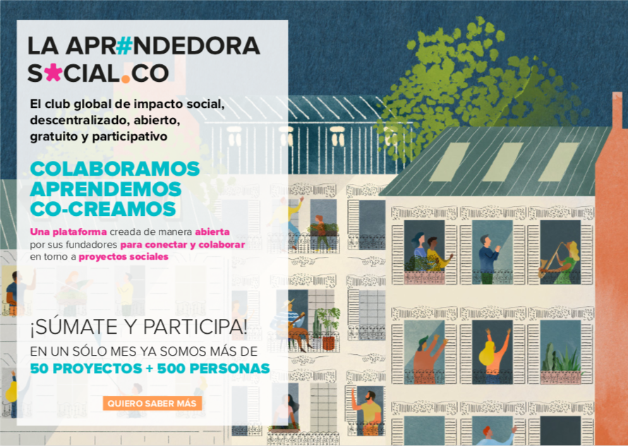 OpenValueFound's tweet photo. 🚀¿Conocéis La Aprendedora Social? ¡Un club de impacto social colectivo en España que no deja de crecer!

☝Nos lo cuenta en nuestro #blog su propulsor @Javier_Goizueta, fundador de @SocEnterpriseES ✍️ https://t.co/tyvyngYp07 https://t.co/kOT40BIAKj