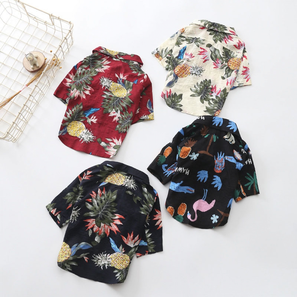AportePets's tweet photo. #ilovemycat #pup Tropical Pattern Summer Dog Shirt https://t.co/W0aVhvKeES
