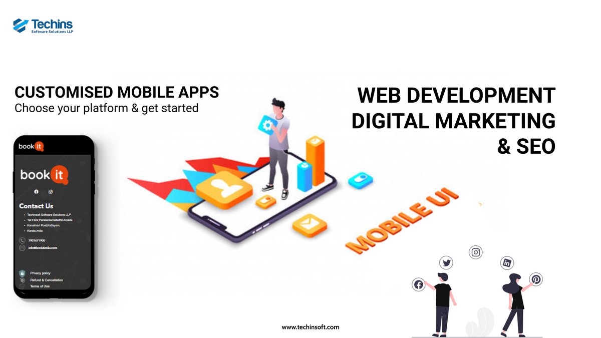 TechinSoftware's tweet image. The rising use of smartphones shows an enormous scope for mobile app development. 
@TechinSoftware  
Web Development Mobile Apps Digital Marketing SEO Software Development
9207048886
techinsoft.com
#seo #digitalmarketing #webdevelopment #softwaredevelopment #web