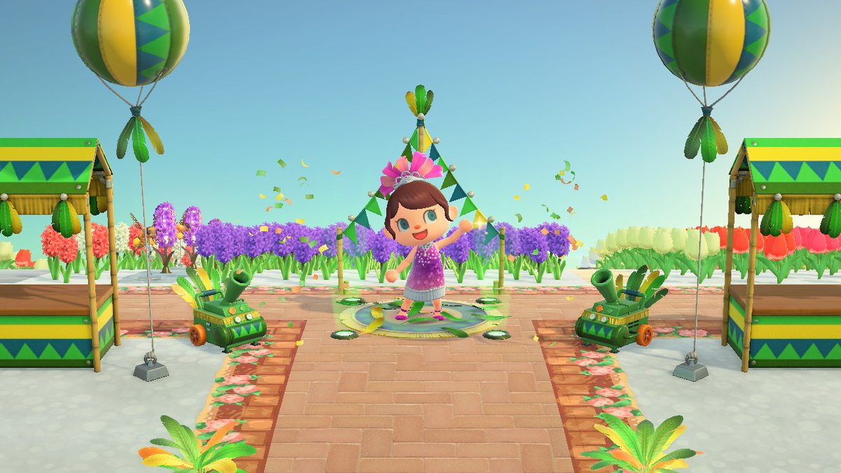 chinkychizzle's tweet photo. Let the festivities begin!

#AnimalCrossing #ACNH #NintendoSwitch https://t.co/oeZGVn6PyL