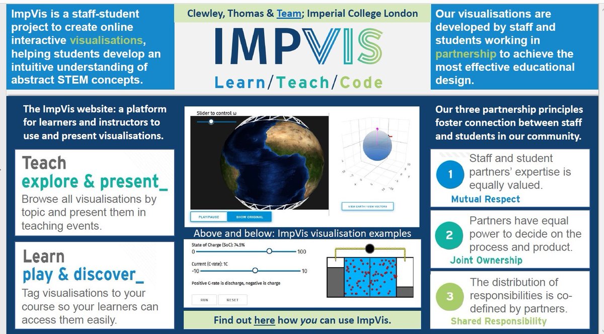 imp_vis's tweet photo. Presenting our virtual poster at @AdvanceHE STEM conference today. https://t.co/uAjKsaOFiN
