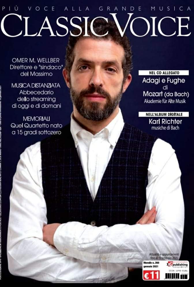 PaoloLocatelli's tweet photo. En passant, vi informo che è uscito l'ultimo numero di #ClassicVoice. In copertina Omer Meir #Wellber, direttore d'orchestra e, da poco, anche romanziere (di successo, a quanto pare). https://t.co/OZFbmgaD6x