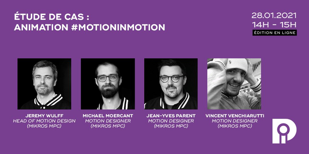 _parisimages's tweet photo. [#ParisImages @PIDSConference] Étude de cas : animation #MotionInMotion

🟢 En direct : https://t.co/N6fhynakP0

#Motion #Animation #MikrosMPC #PIDS2021 
@Mikrosimage @moving_pic_co https://t.co/i6xPRSuOwu