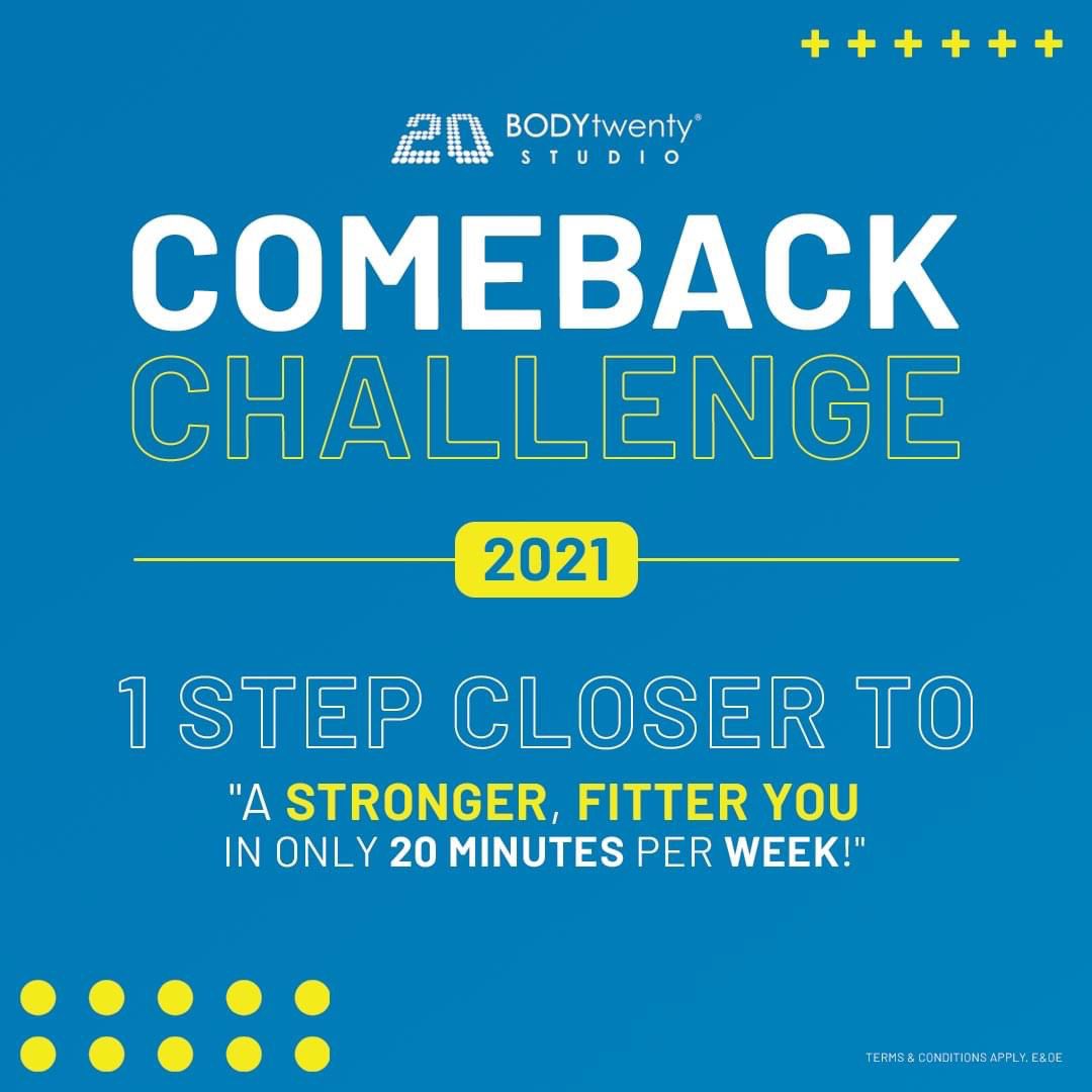 Body20GPC's tweet photo. Make 2021 your best year EVER! Enter the Body20 Comeback Challenge 
and stand to win fantastic prizes worth R12 000, including R5 000 cash!

Enter Now: https://t.co/M5dOU06YL5 https://t.co/fFZ6sr2pnY