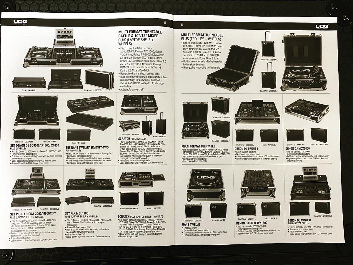 djbadshuuu's tweet photo. UDG FLIGHT CASES
https://t.co/JWE1hh8KDp
ULTIMATE
COLLECTION
UDG
CATALOG
#otairecord #udg #udggear #ultimate #collection #flightcases #flightcase #catalog #world #japan #dj #djlife #djgear #djlove #dmcdj #djs #djing #sogood #love #lover #loveofmylife #lovely #djbadshuuu https://t.co/krQxcoigcG