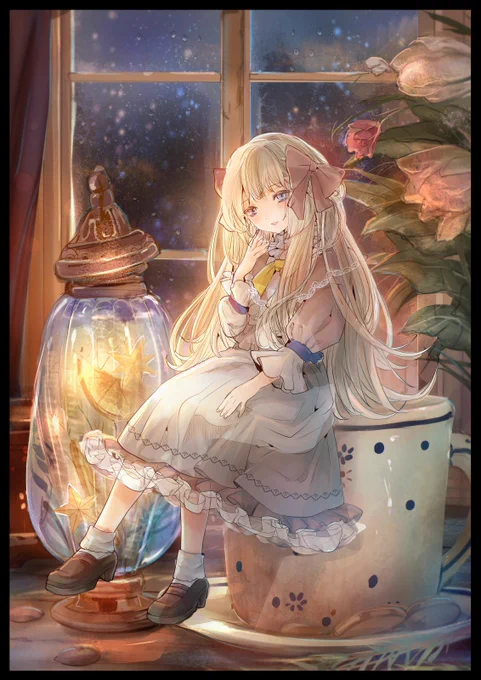冬の窓辺の少女たち(厚塗り、油彩、デジタルイラスト)

レモンのハーバリウムの妖精たちの、
昼と夜の作品のお気に入りの絵をまとめました。
淡く優しい光に包まれた塗りを目指しています。

#illustration  #芸術同盟
#みんなのSNSなんでも展示会2  
#自分史上最高のお気に入り画像を貼る 