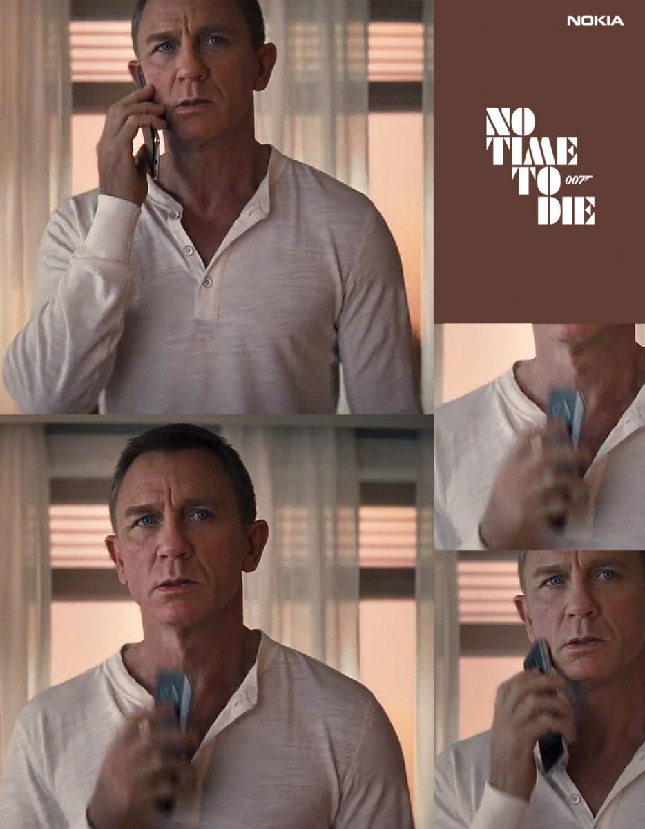 SOFILMEsp's tweet photo. Parece coña pero no lo es: en las próximas semanas se llevarán a cabo reshoots de NO TIME TO DIE para... actualizar las escenas con product placement. Después de tanto retraso, los objetos ya han quedado obsoletos. https://t.co/iDJOTwLlZg
