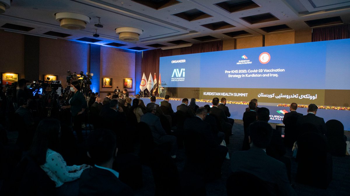 QaiwanGroup's tweet photo. Wednesday, 27/1/2021 
The Kurdistan Health Summit of confronting the corona virus and  COVID-19 Vaccination started its work in Erbil which was conducted under the sponsorship of Qaiwan Group 
#QaiwanGroup #QaiwanHealth #Covid19 #WHO #KRI #KRG #KHS #High_Q_Hospitals https://t.co/rMb8ahzUTq