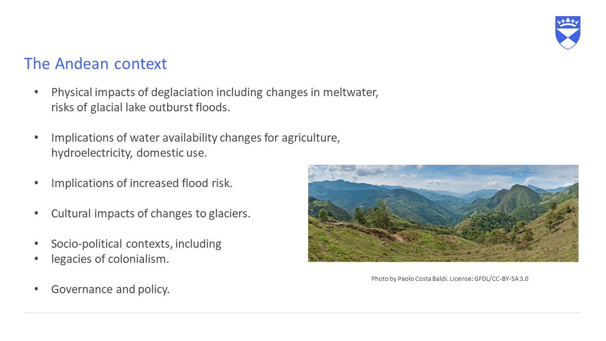 Building on Margaret Urban Walker and Ben Almassi's work, my PhD explores how restorative practices could address climate injustice by enacting transformational global relationships, especially re Indigenous Andean communities affected by deglaciation.  #GreenCrime2021 4/5