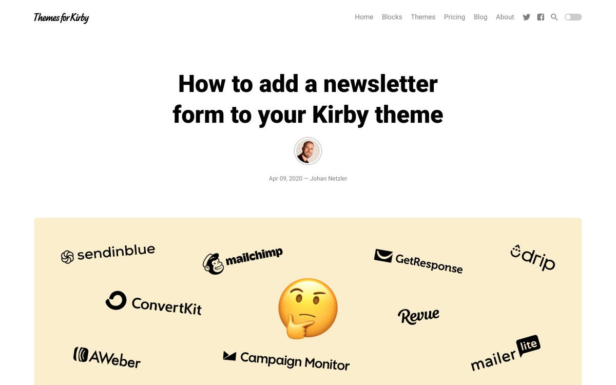 Themes for Kirby (@themesforkirby) / Posts / X