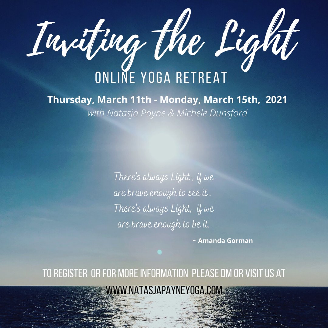? Inviting the Light 5 days online yoga retreat &amp; 200 hours Online yoga teacher training ? conta.cc/2MwW8Zr