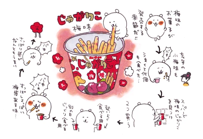 じゃがりこ梅味 
