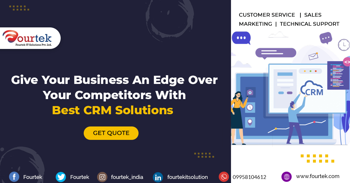 Get access to real-time tracking, easy and fast execution, quick data backup, without any licensing issue with our #mobile and #webbased CRM solution to achieve your goals. Call +91-9958104612 or Visit bit.ly/2XMZwjo !!