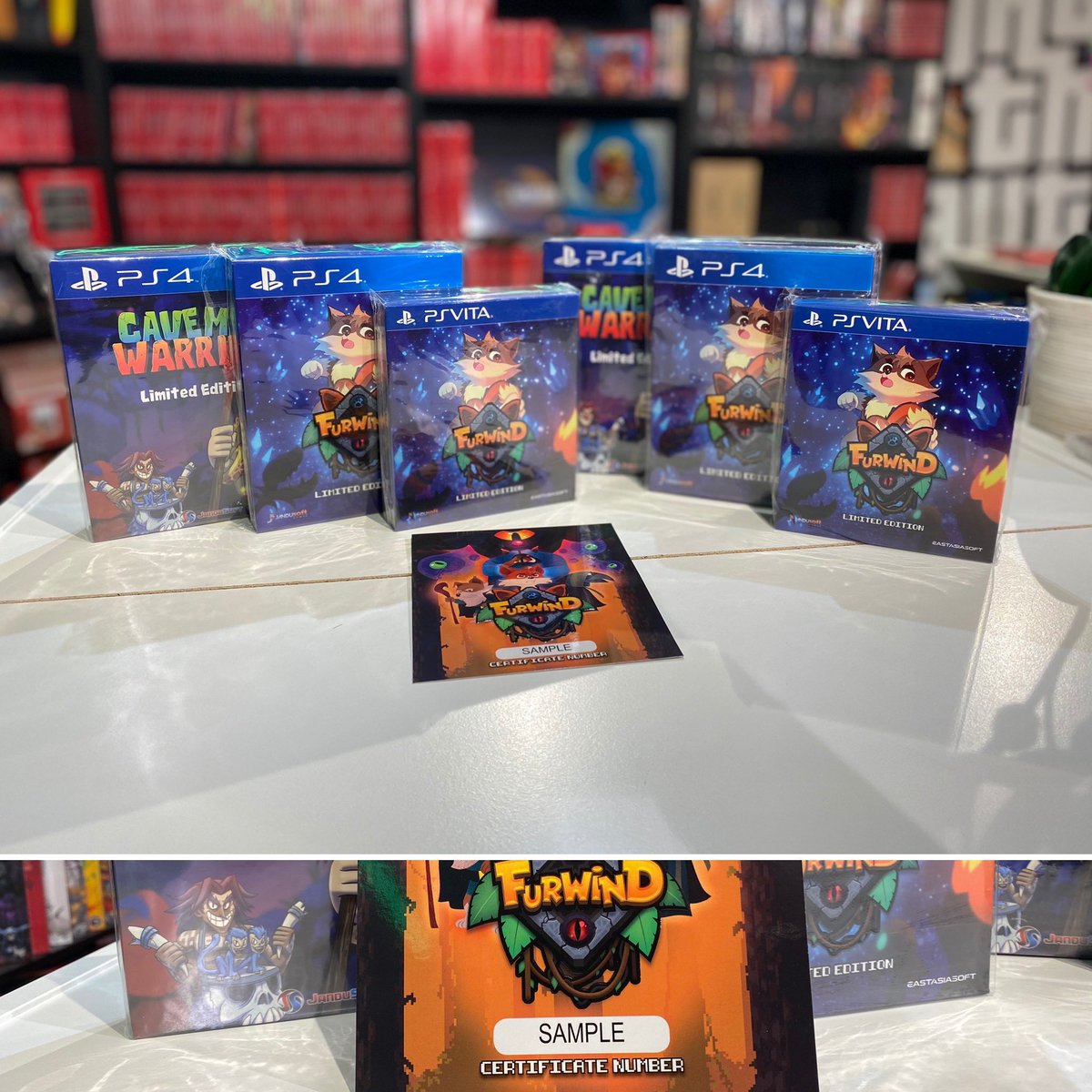 CollectorVault's tweet photo. New arrivals: how utterly cool is this! Adding 3 sample #limitededition #games to the #gamecollection ๐ Many thanks to #jandusoft for helping me with these ๐ Already had the numbered #eastasiasoft versions so I guess: #boxvariation ๐ฅด๐
#gamemuseum #gamers #psvita #vitaland https://t.co/Osgy5T2FBC