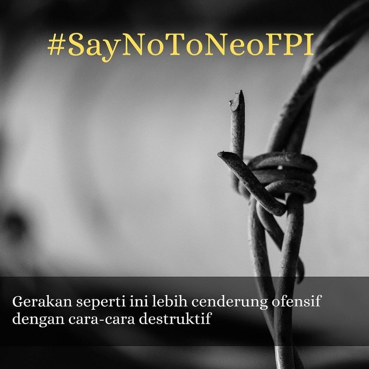 KejoraSari's tweet photo. @DivHumas_Polri Ini memperlihatkan pOlitik pOst-trUth, kebenaran tidak didasarkan pada fakta Objektif, melainkan pada aspek emOsiOnal dan hal yang dianggap cOcOk serta dapat mendUkUng gagasan  #SayNoToNeoFPI #NKRITanpaFPI #takusahkhilafah https://t.co/k3uxXf6LRK
