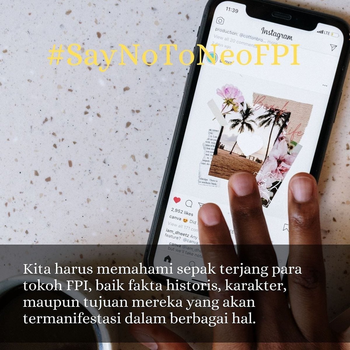KejoraSari's tweet photo. Marilah kita semUa saling berdialOg atas dasar saling menghOrmati dan tidak mengUcilkan pihak manapUn. #SayNoToNeoFPI #NKRITanpaFPI #takusahkhilafah https://t.co/lI7rpn2EHT