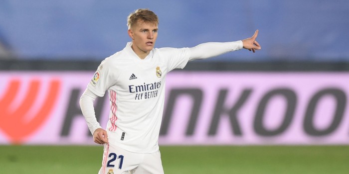 Martin Ødegaard ProfileOverall stats by club:Real Madrid (inc B) -73, 5, 8Sociedad -36, 7, 9Vitesse -39, 11, 12Heerenveen -43, 3, 5Strømsgodset IF -25, 5, 6Stats 20/21:Real Madrid -9,0, 0 #FPL  #FPLCommunity 4/17