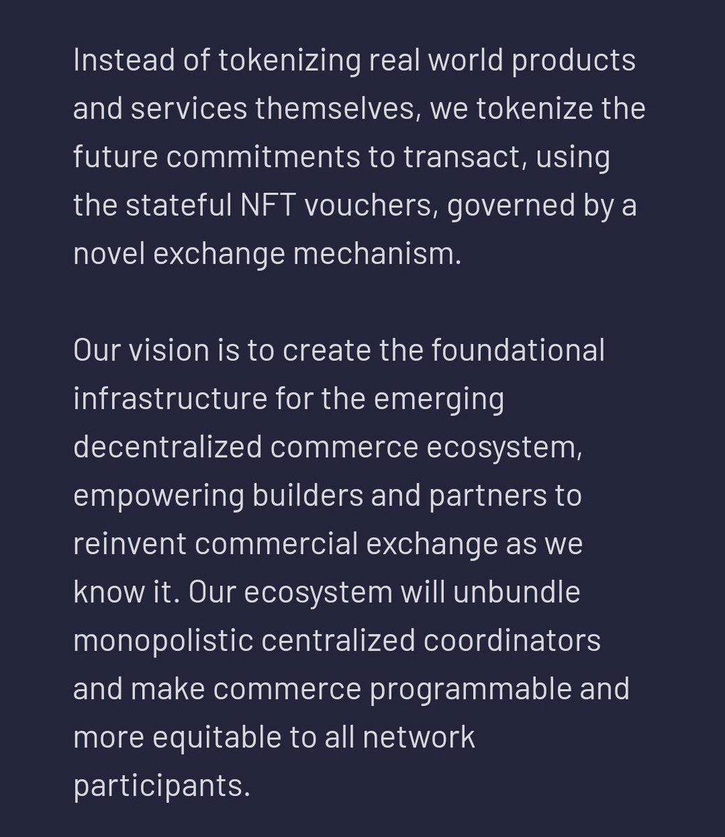 Boson Protocol's dCommerce engine solves the digital to physical redemption problem in the crypto space.Boson can enable a token to cross the digital divide into real world products and services, via a stateful NFT. $BOSON