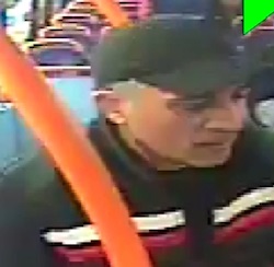 BTP's tweet photo. Last year we appealed for your help identifying this man, in connection to a rape investigation at Barking station in March.

Detectives are still urgently trying to identify him.

Can you help? Text us his name to 61016 quoting ref 340 of 09/03/20 👉 https://t.co/u5uGtwNegT https://t.co/MG0JBRquRd