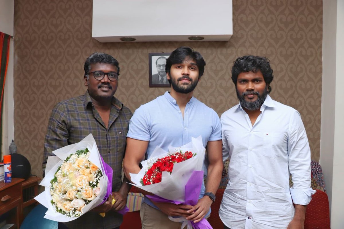 CineTimee's tweet photo. Exciting Announcement Celebrated Production Houses #NeelamProduction #GoldenRatioFilms & #LittleRedCarFilms
Collaborate With The Critically Acclaimed Filmmaker #MariSelvaraj And Young Iconic #DhruvVikram !
@beemji ! @officialneelam ! @mari_selvaraj !
#CineTimee ! https://t.co/JRxEBd3WZQ