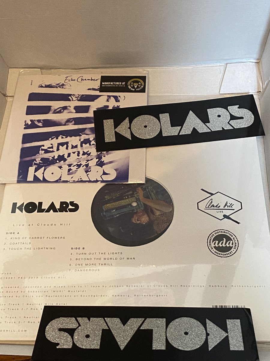 Very happy with the new @kolarsmusic drop all the way from the US You can have your digital but does it come with a spangly sticker?