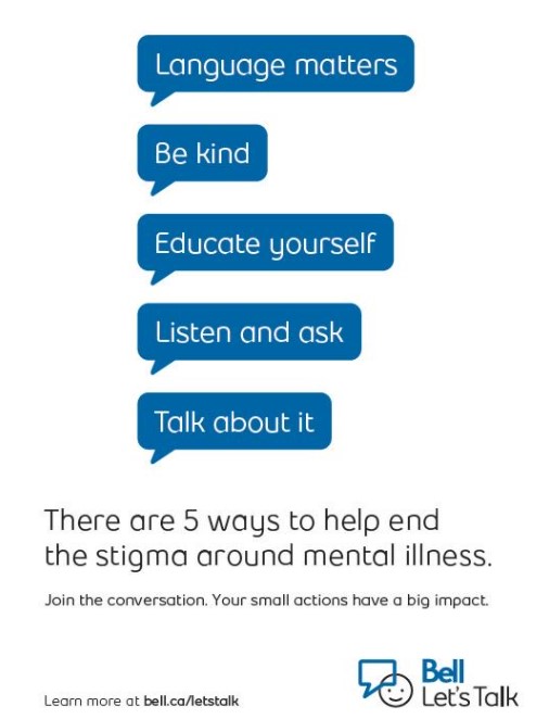 It is OK to ask for help. #BellLetsTalk