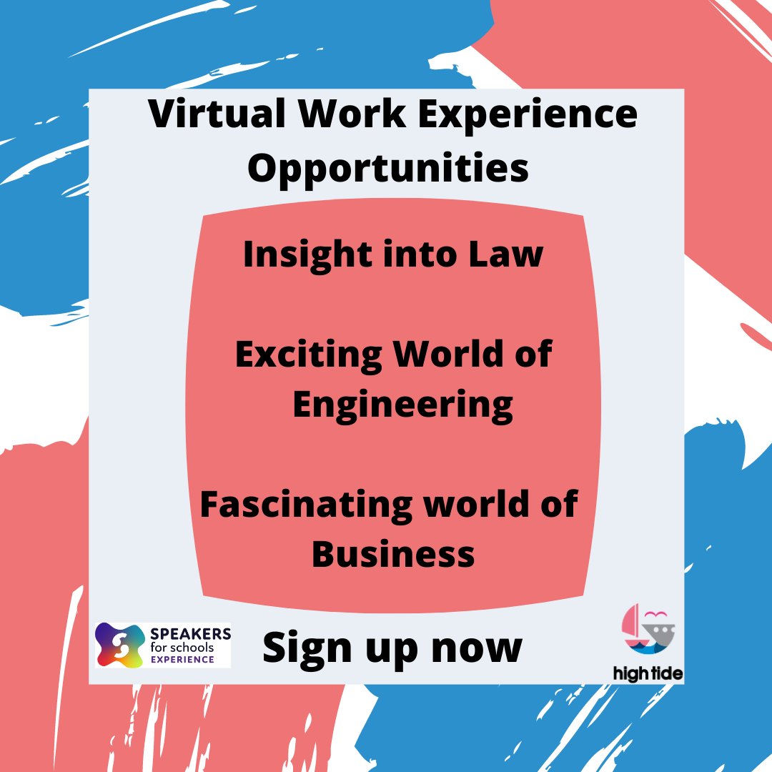 Calling all schools our new work experience opportunities are live on the @speakrs4schools platform

Get your students signed up for our Insight days to gain some live engagements with businesses and employers in key sectors and job roles

Sign up here:
speakersforschools.org/experience-2/